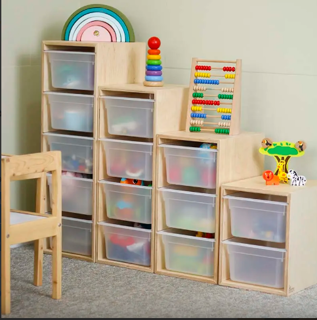 نظم دهنده اتاق کودکان باکس شفاف